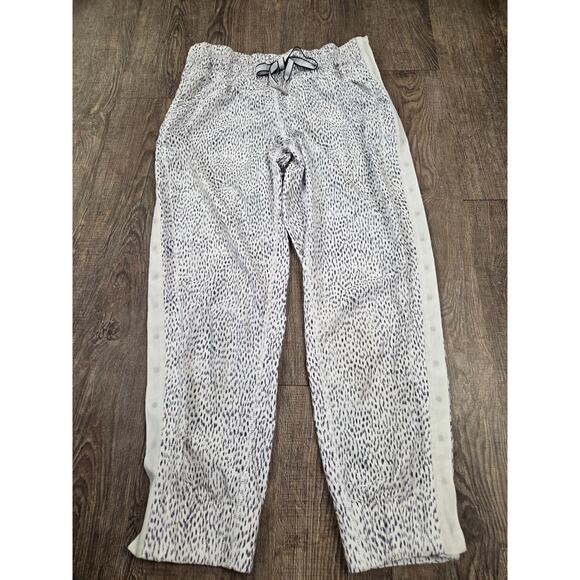 Lululemon Tearaway Dottie Dash Track Pants Elastic Pull-On Size 4 Small Gray - Picture 1 of 5